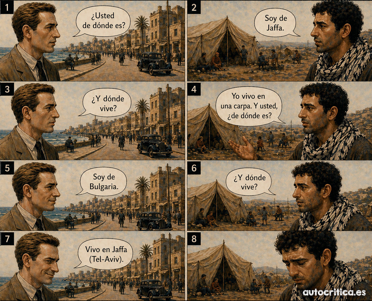 diálogo en Gaza 1948 - Tel Aviv - Jaffa