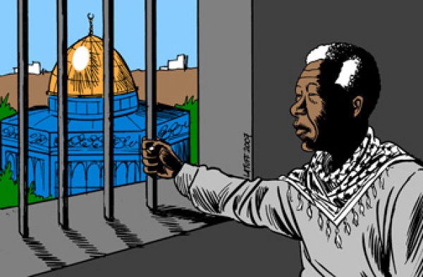 Mandela en Palestina